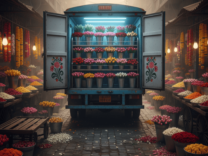 How refrigerated trucks help transporting cut flowers
