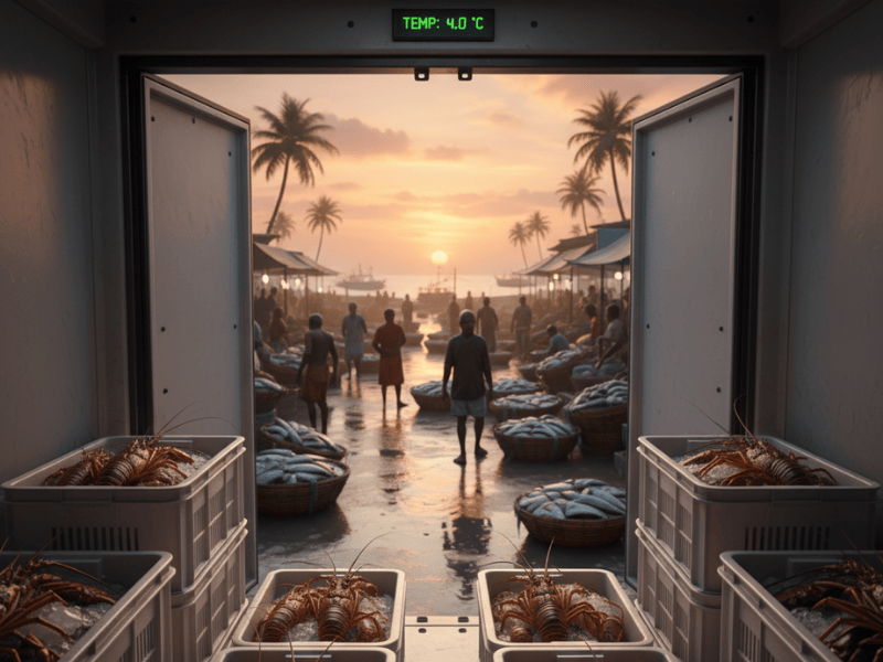 temperature-controlled seafood transport